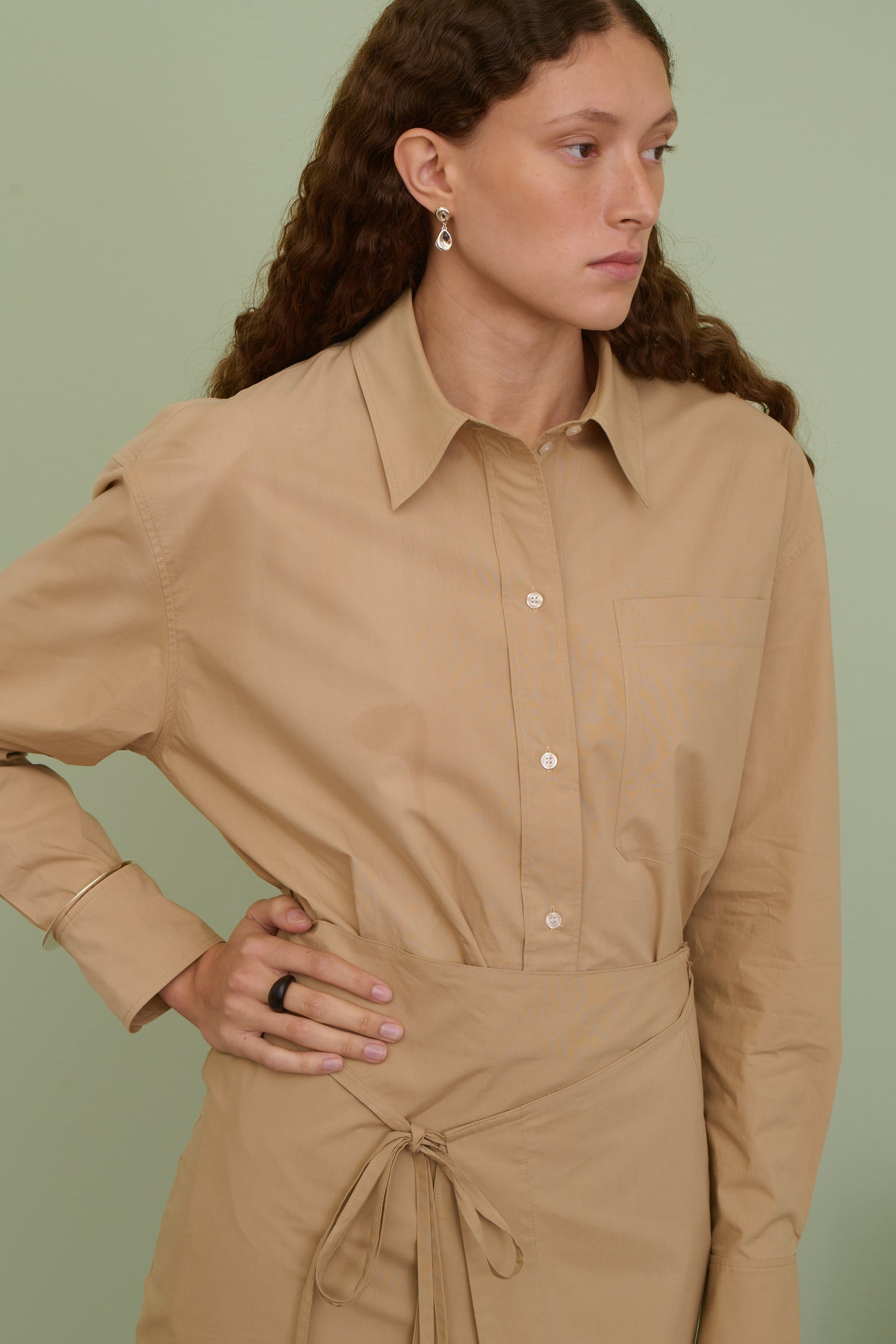 Bague Zea - Marron Foncé - Femme