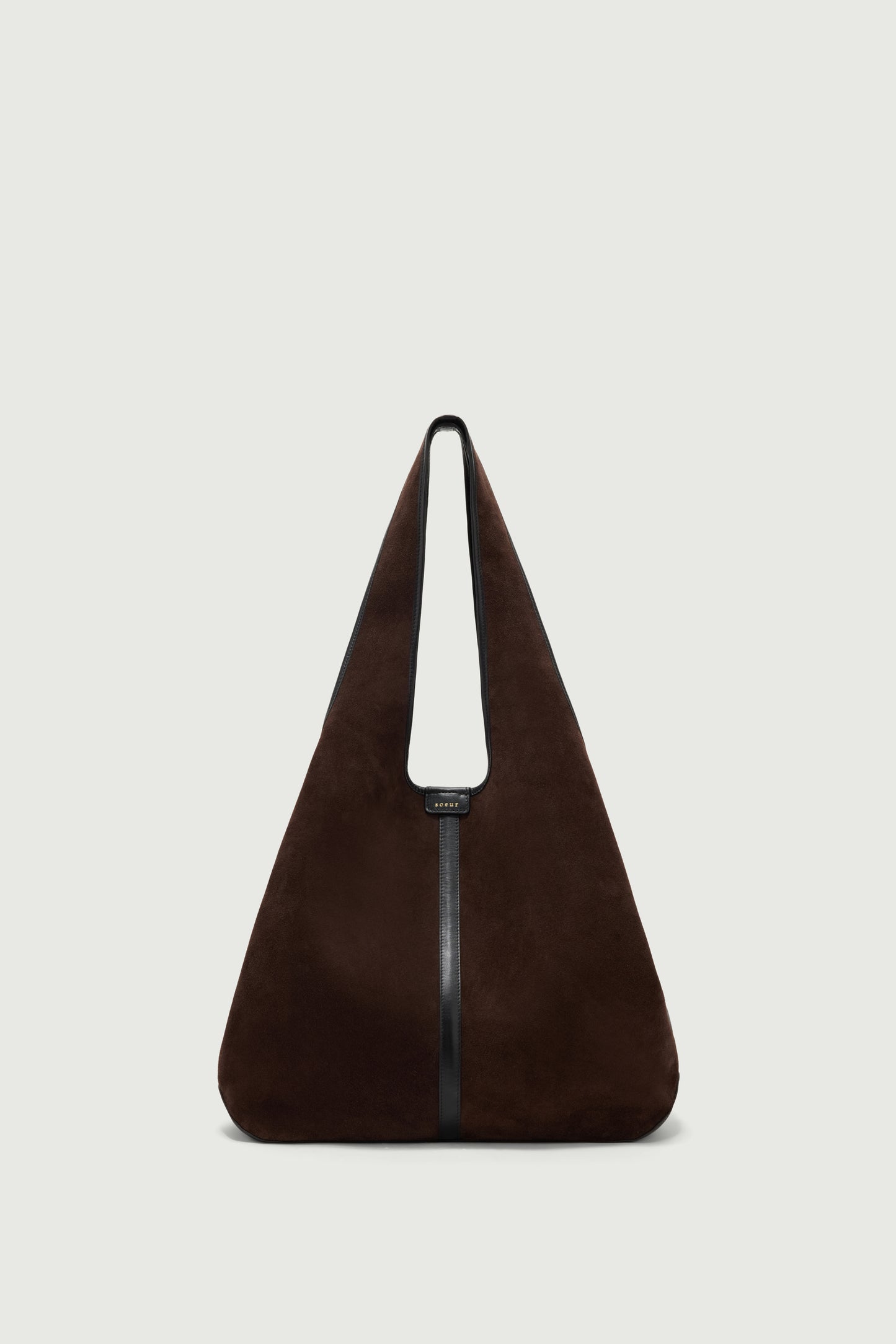 Douce Tote Bag - Dark Brown - Leather - Women