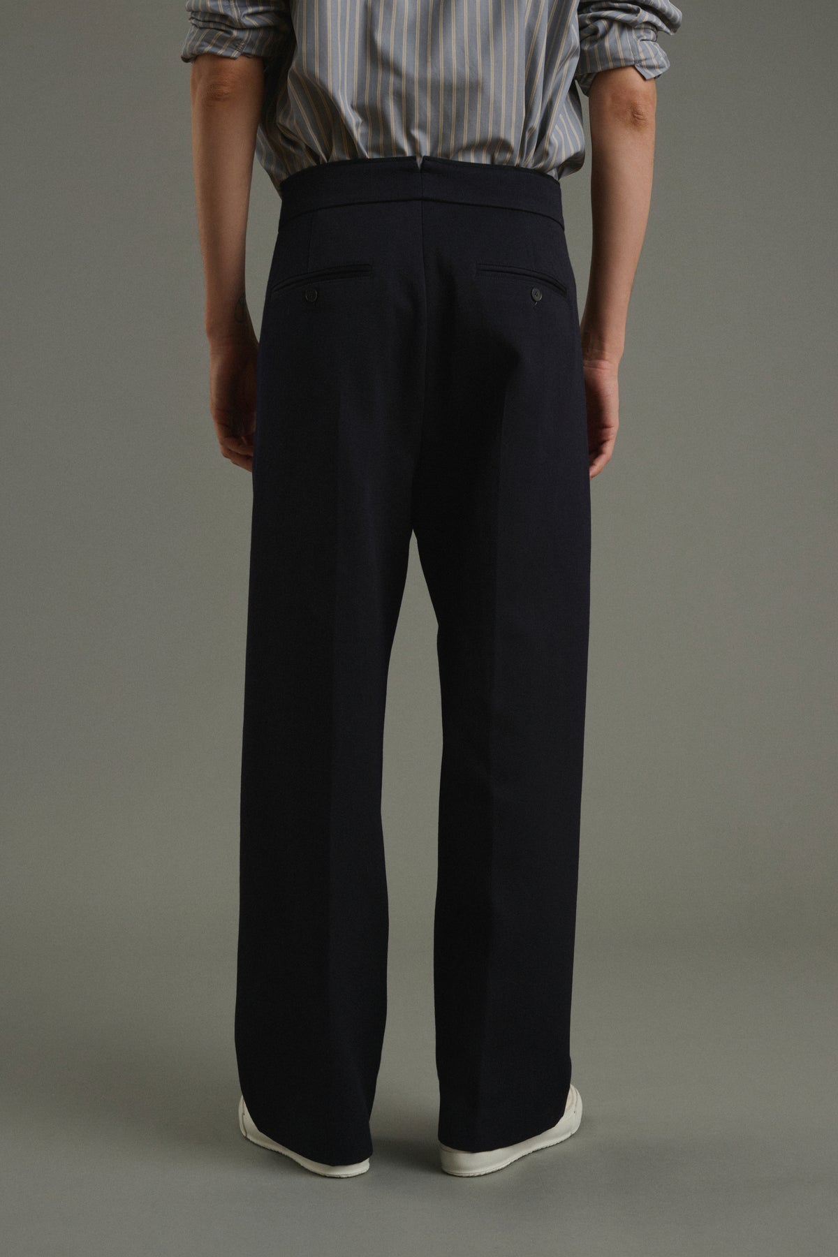Trousers Antonin - Dark Navy - Wool - Men vue 4