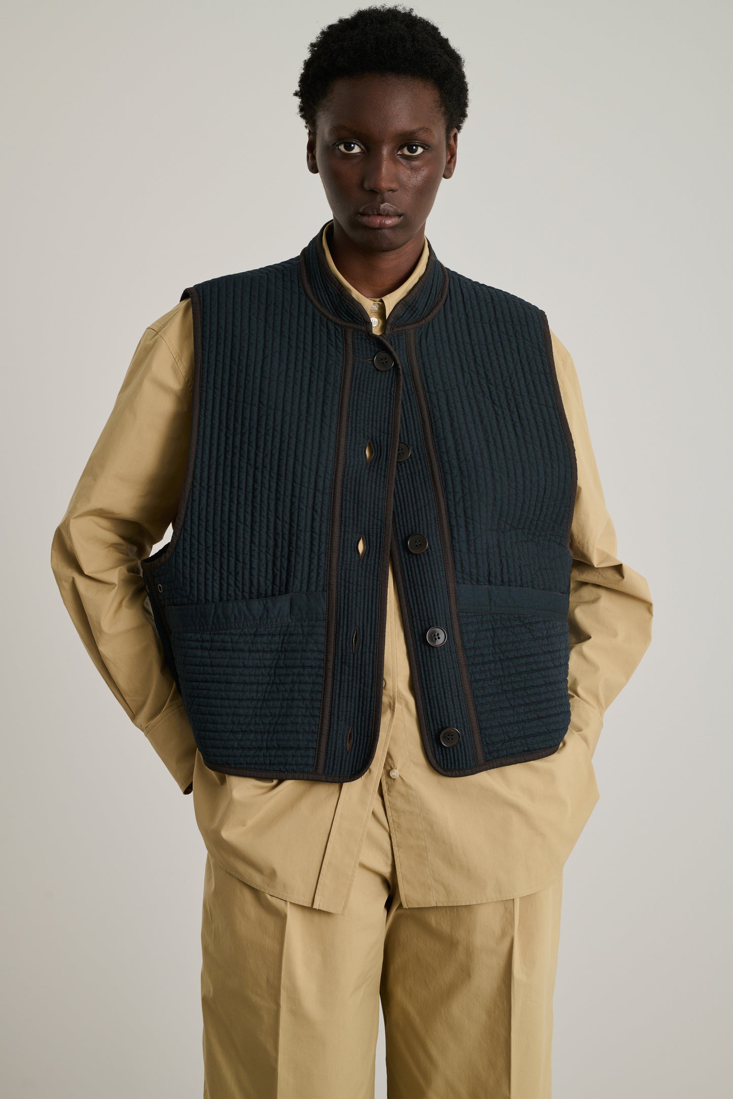 Blouson Tomari - Ardoise Foncée - Coton - Femme