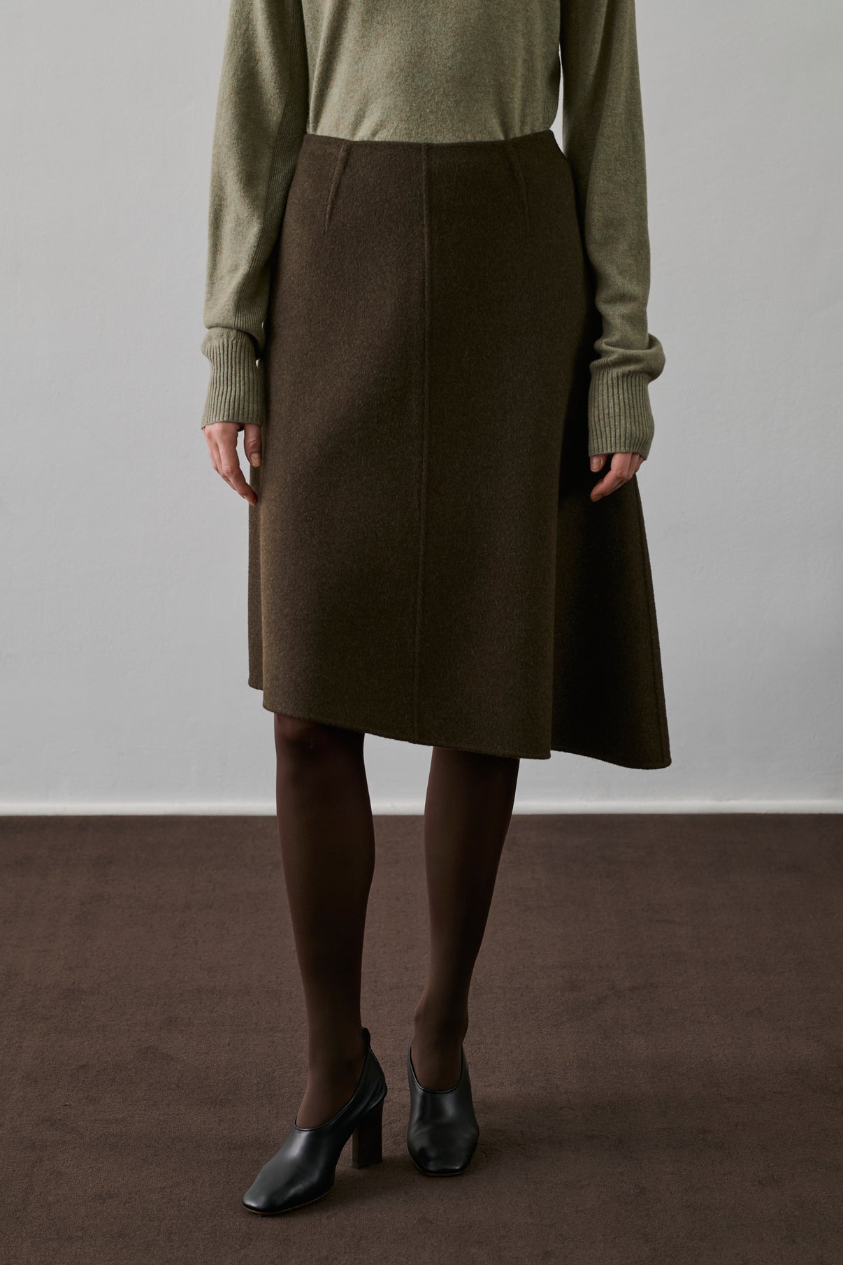 Escarpins Thea - Noir - Cuir - Femme vue 2