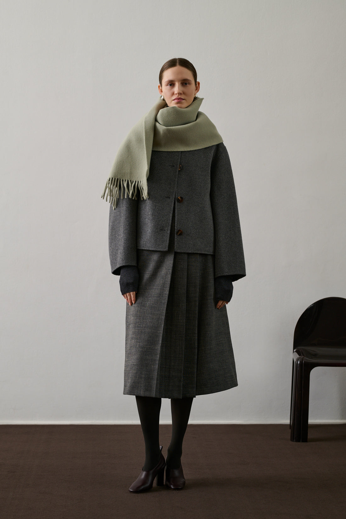 Jupe Varna - Gris Chiné - Femme