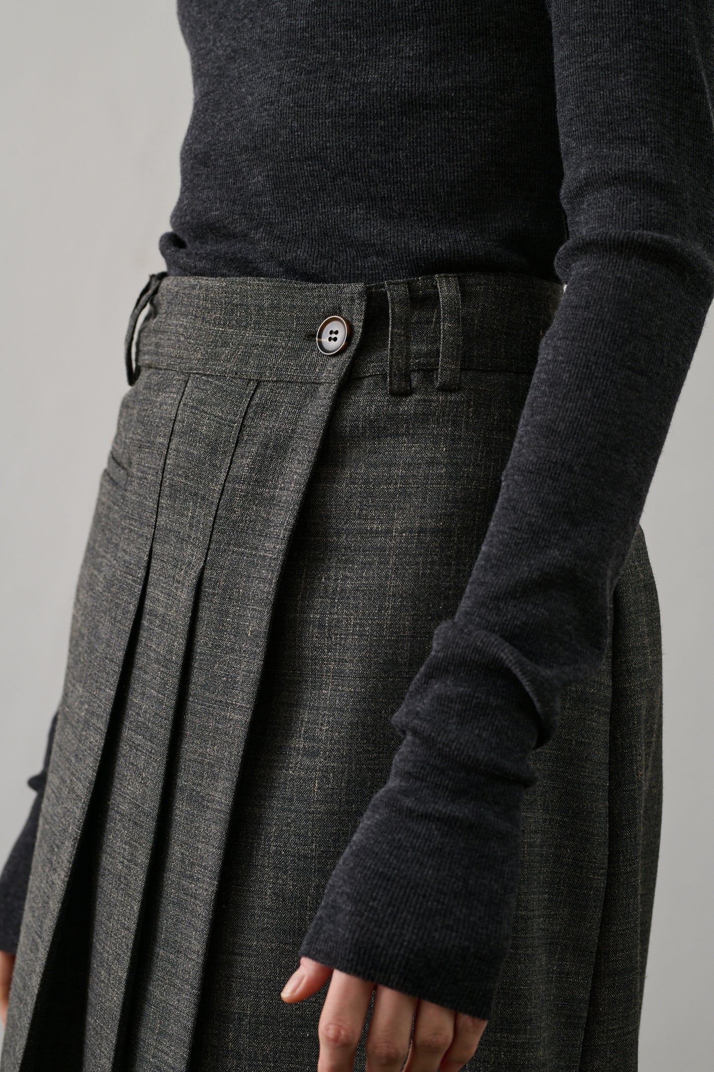 Jupe Varna - Gris Chiné - Femme