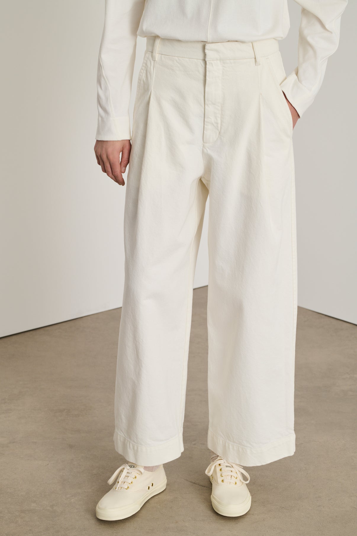 Jean Devy - Blanc Cassé - Coton - Femme vue 2