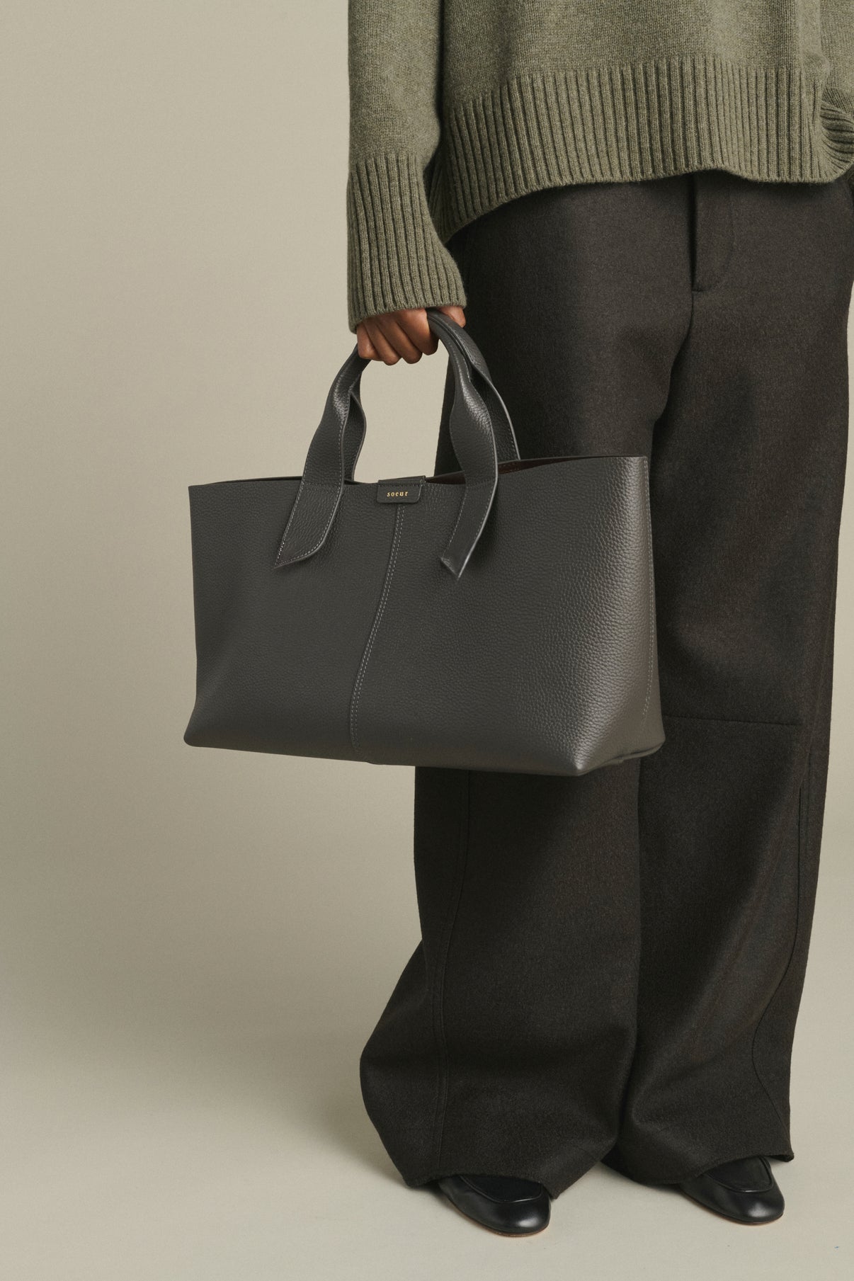 Bag Suave - Acier Cuir Grainé Baguette - Soeur vue 2
