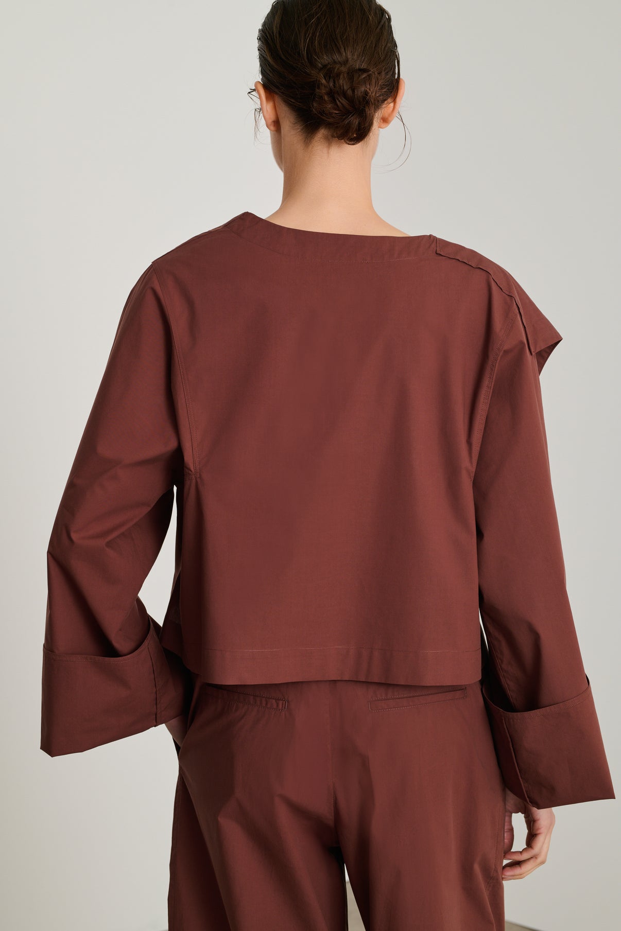 Blouse Eva - Acajou - Coton - Femme vue 2
