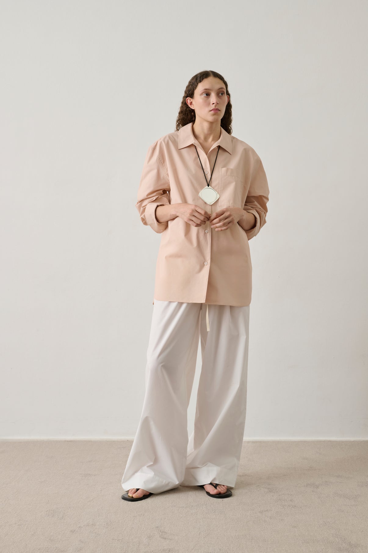 Itaque shirt - Rose Blush - Cotton - Women vue 5