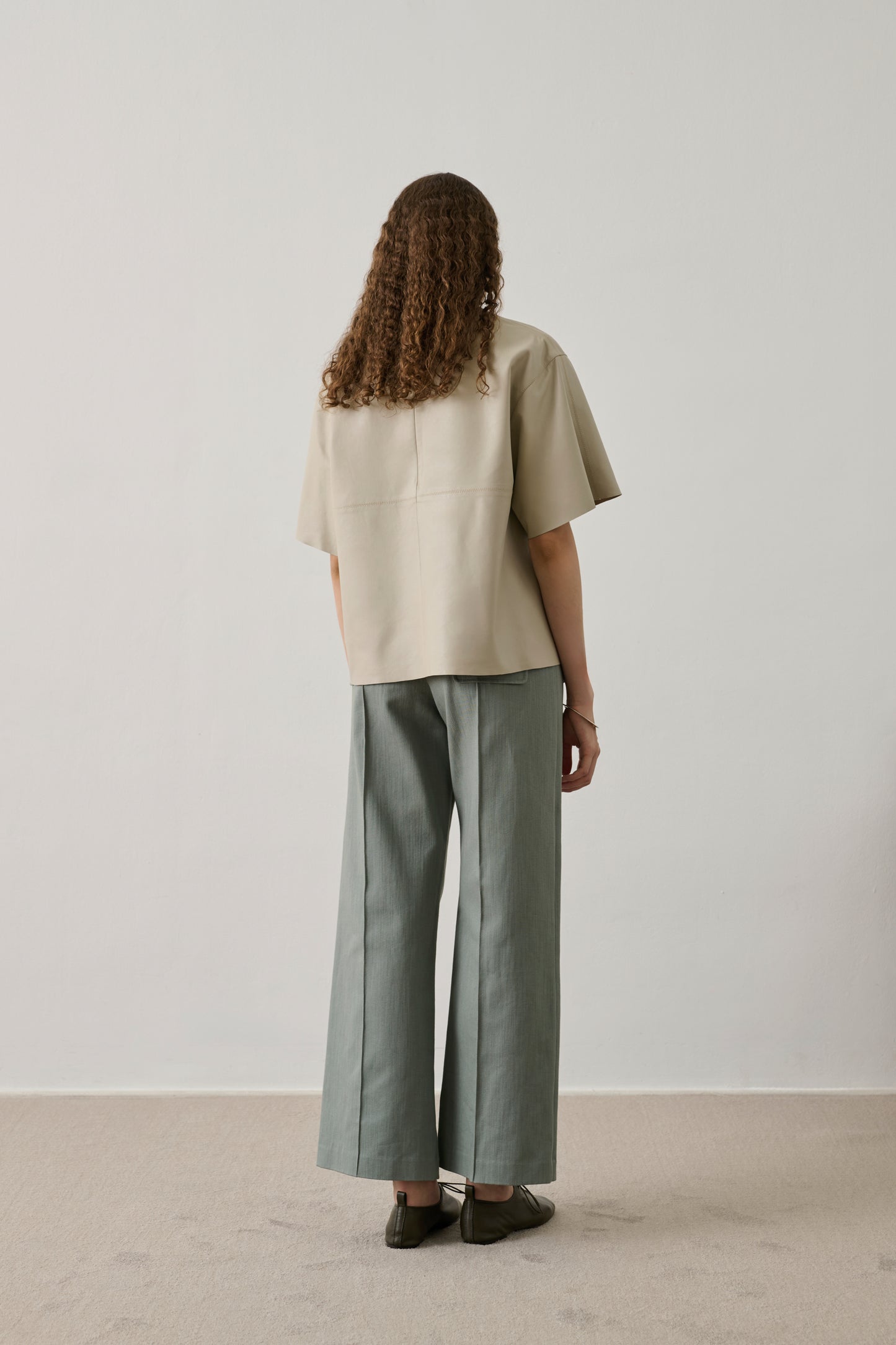 Pantalon Harry - Vert D'Eau - Coton - Femme