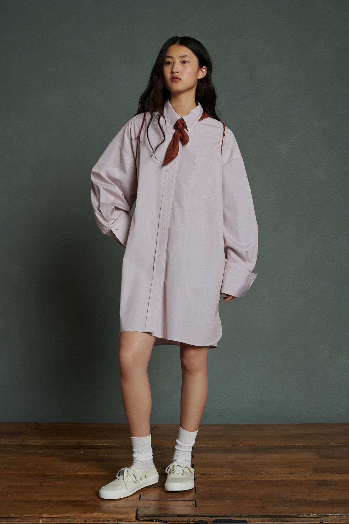 Robe Autriche - Marron/Écru - Coton - Femme vue 3