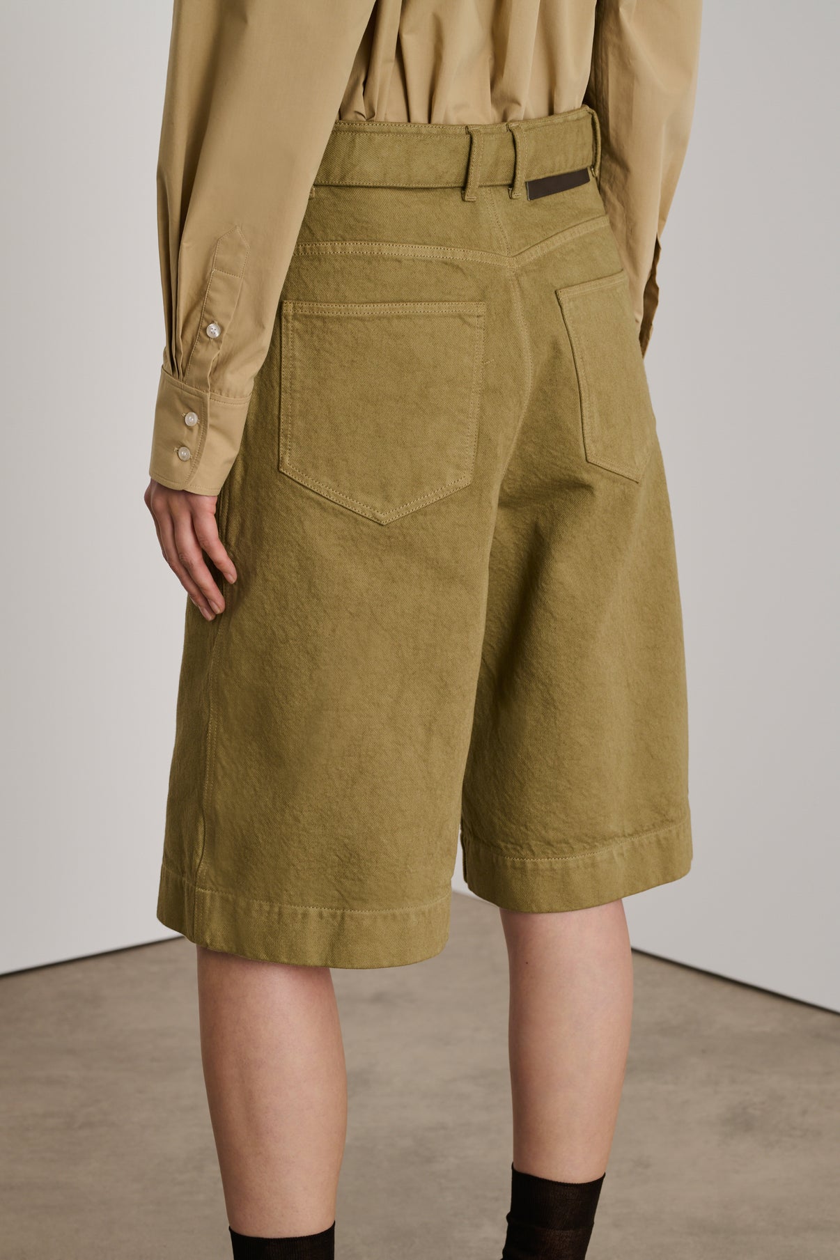 Bermuda Ethan - Beige - Coton - Femme vue 2