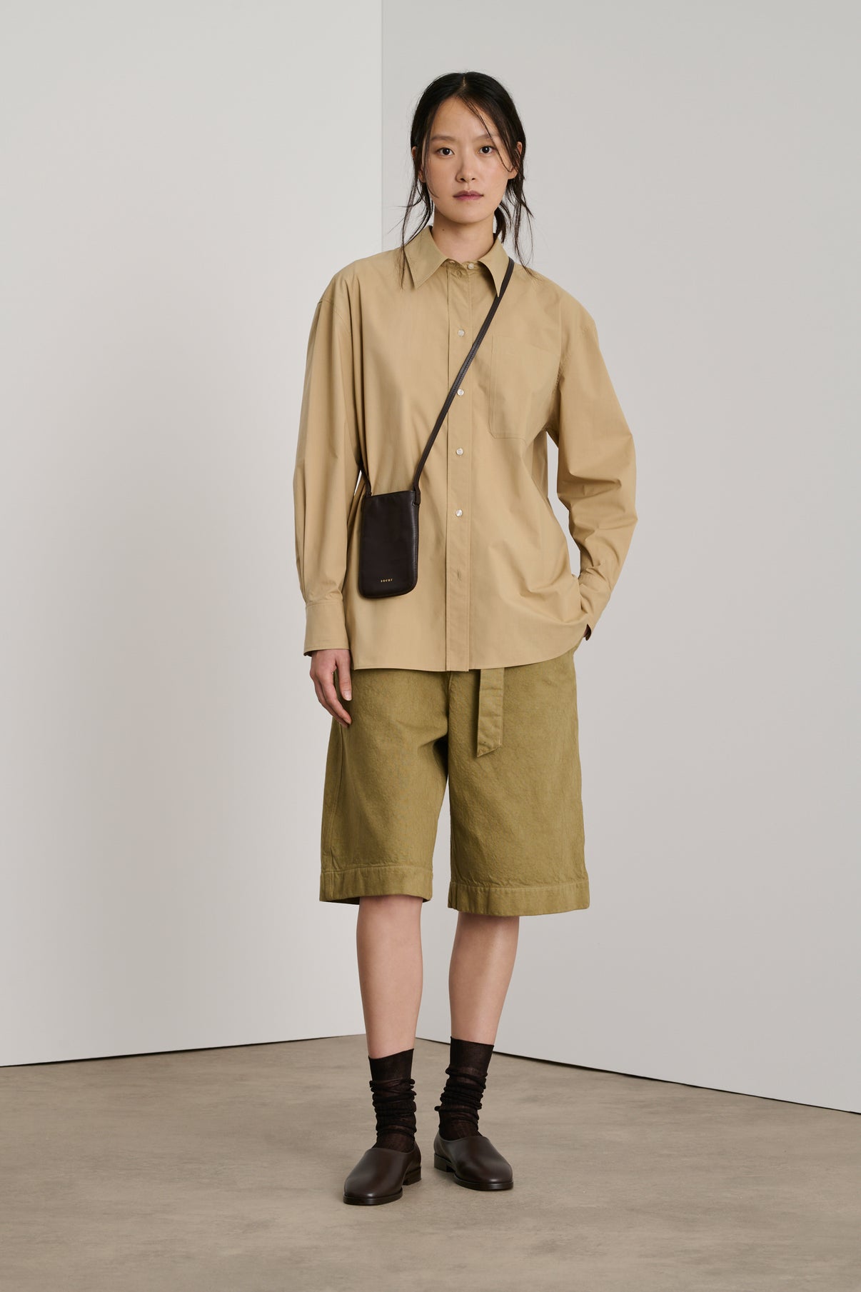 Bermuda Ethan - Beige - Coton - Femme vue 3