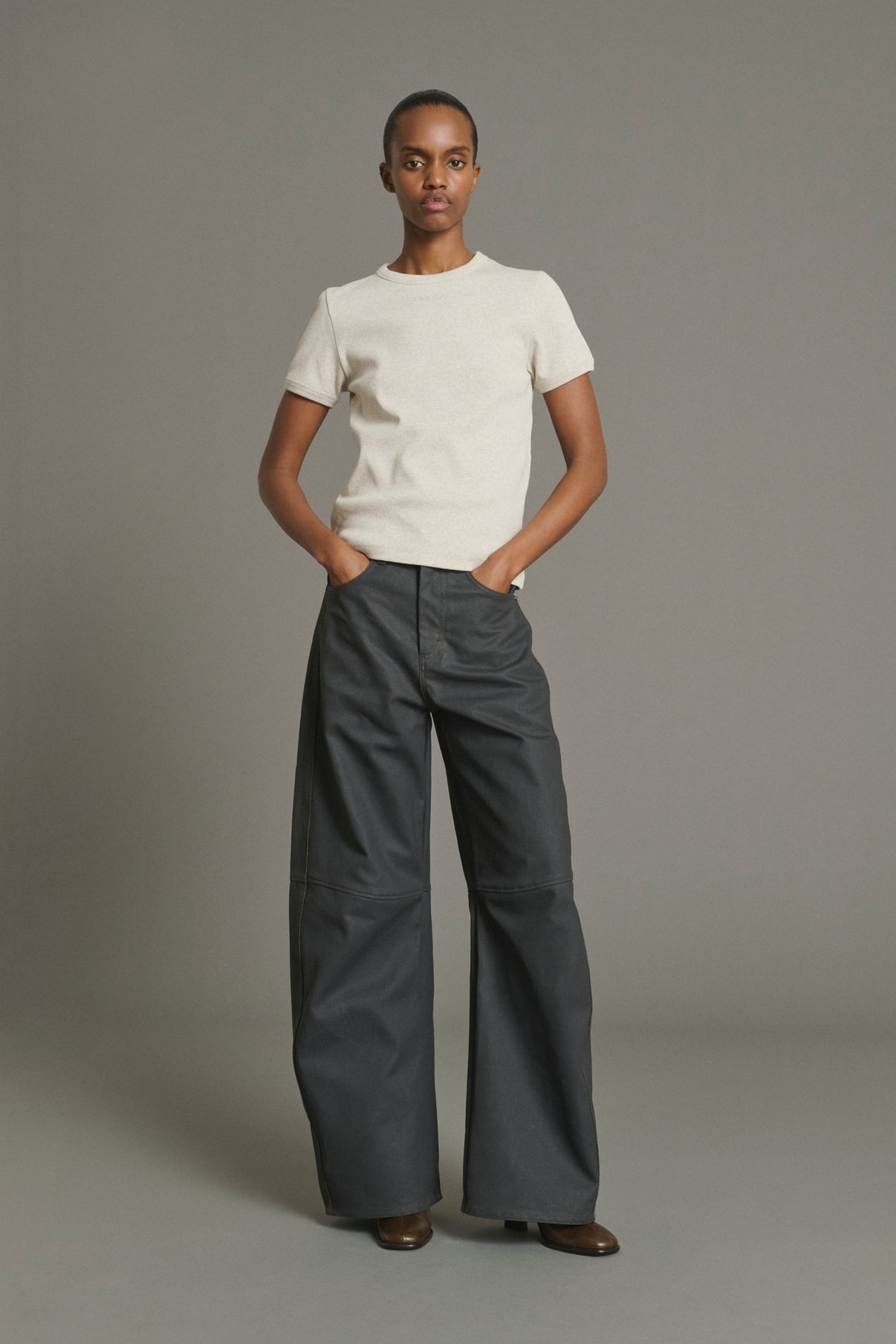 Jeans Jackson - Grey - Cotton - Women vue 1