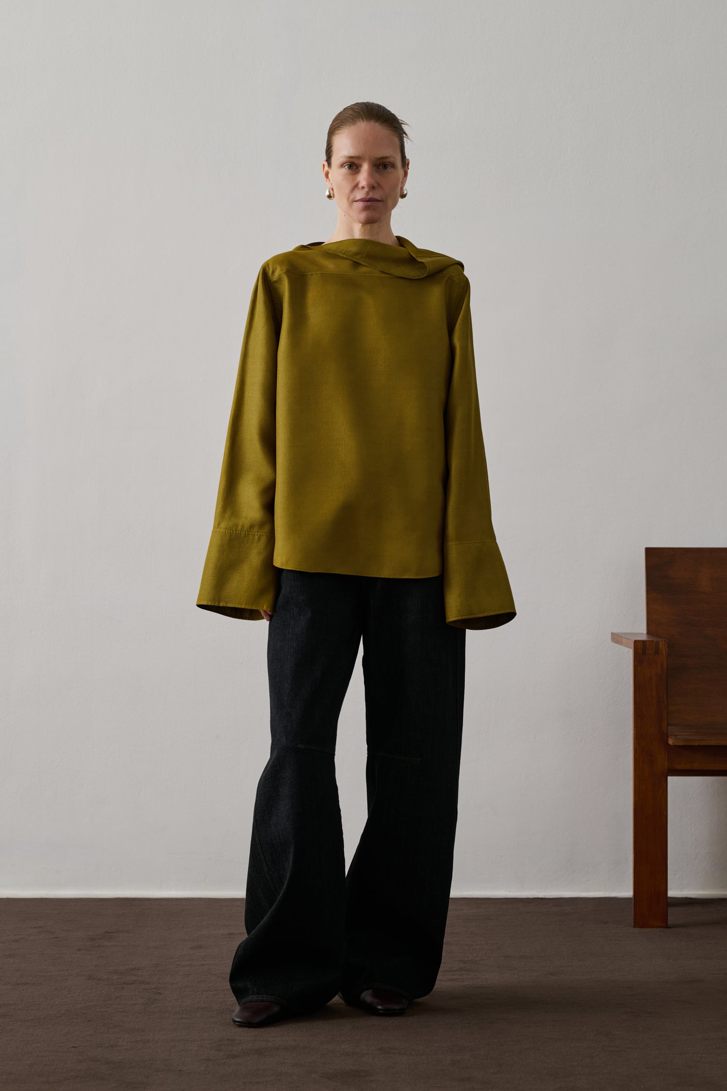 Blouse Grace - Bronze - Soie - Femme