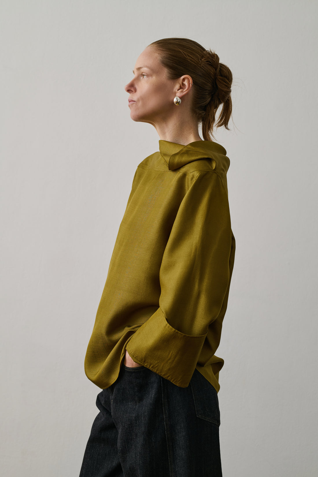 Blouse Grace - Bronze - Soie - Femme