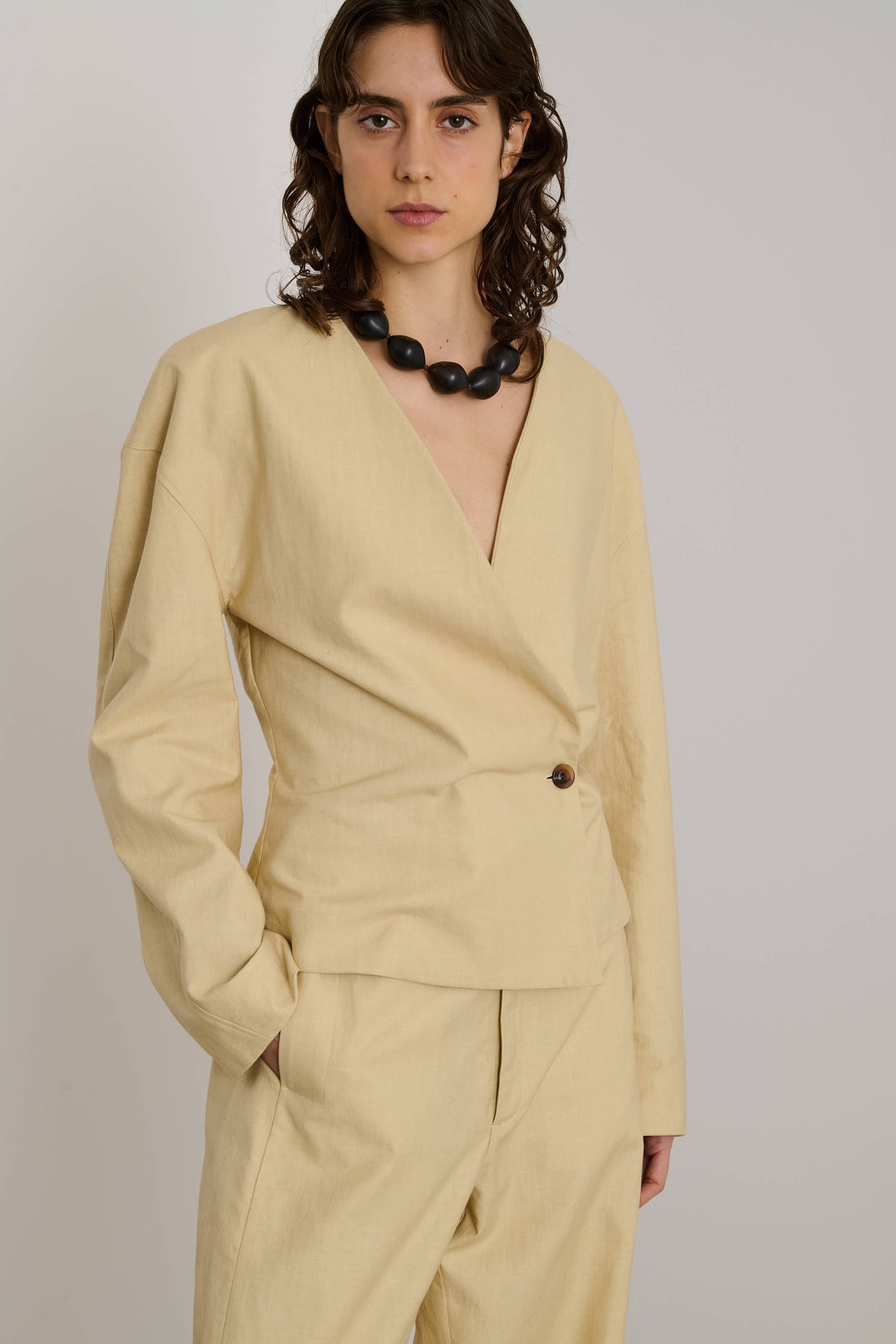 Veste Dilly - Écru - Femme vue 2