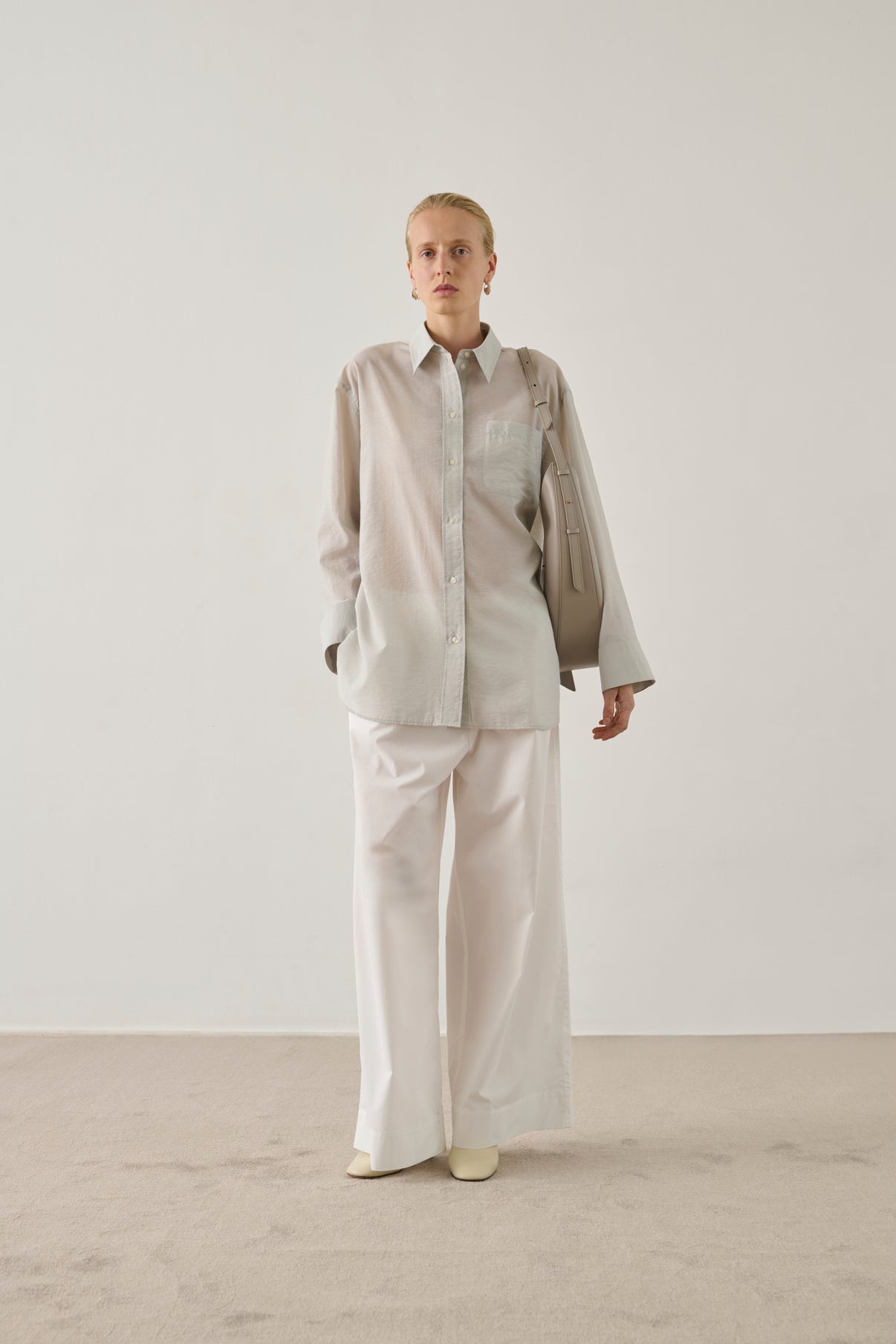 Shirt Francesca - Light Grey - Women vue 3