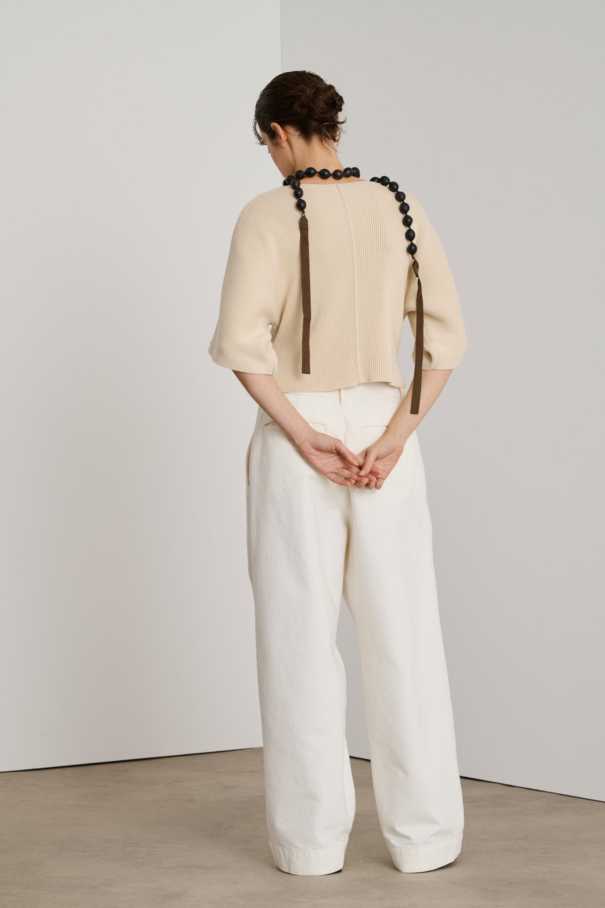 Pull Essaouira - Écru - Coton - Femme vue 4