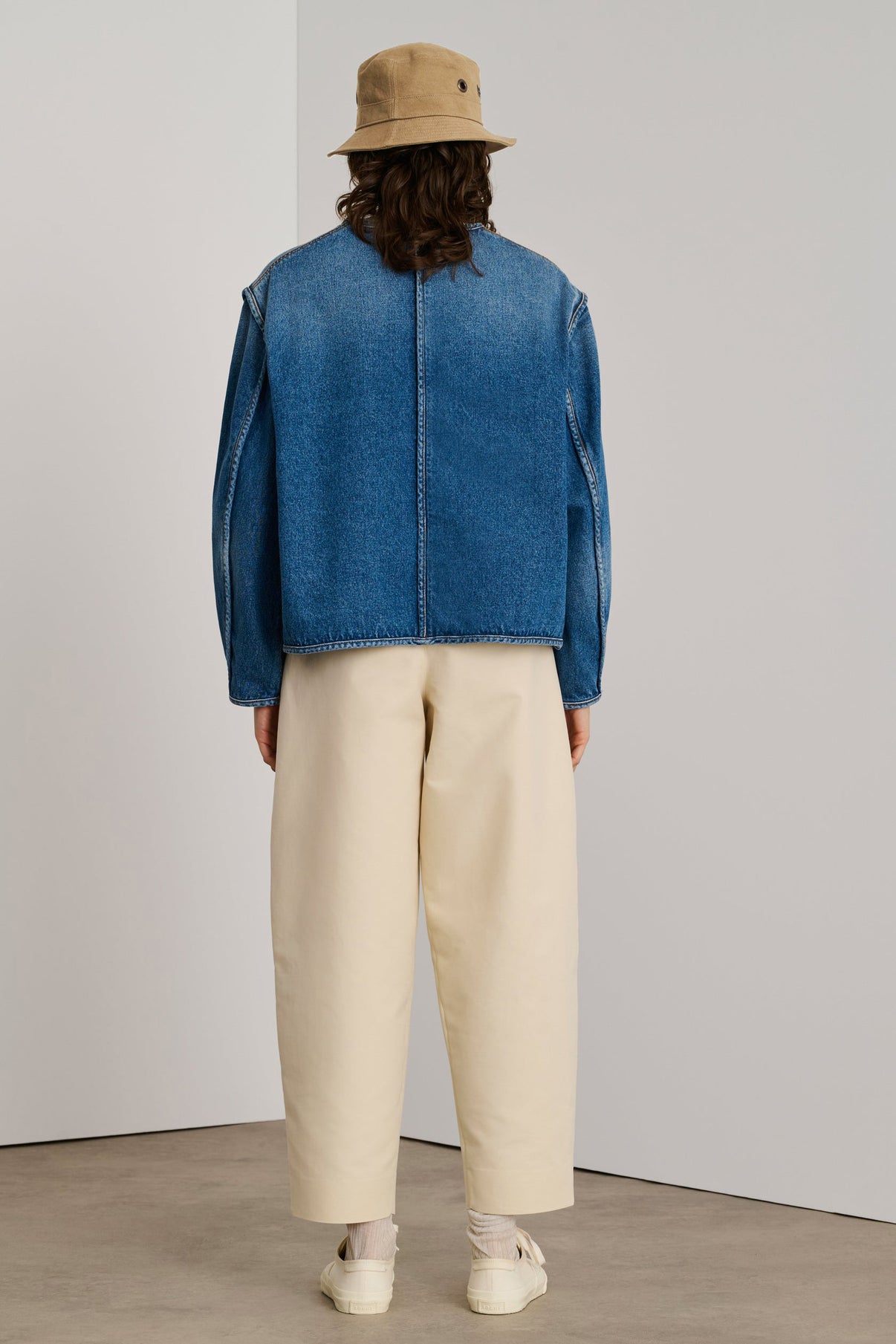 Veste Agatha - Bleu - Coton - Femme vue 4