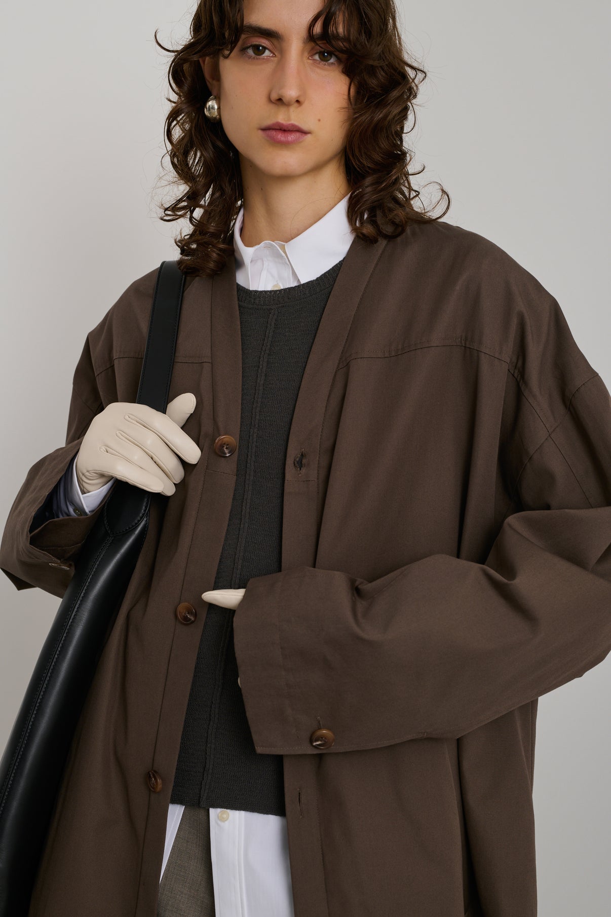 Gants Bellem - Ivoire - Cuir - Femme vue 3