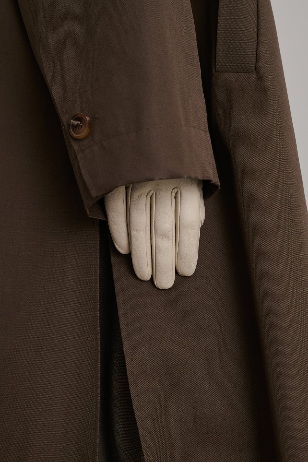 Gants Bellem - Ivoire - Cuir - Femme vue 2