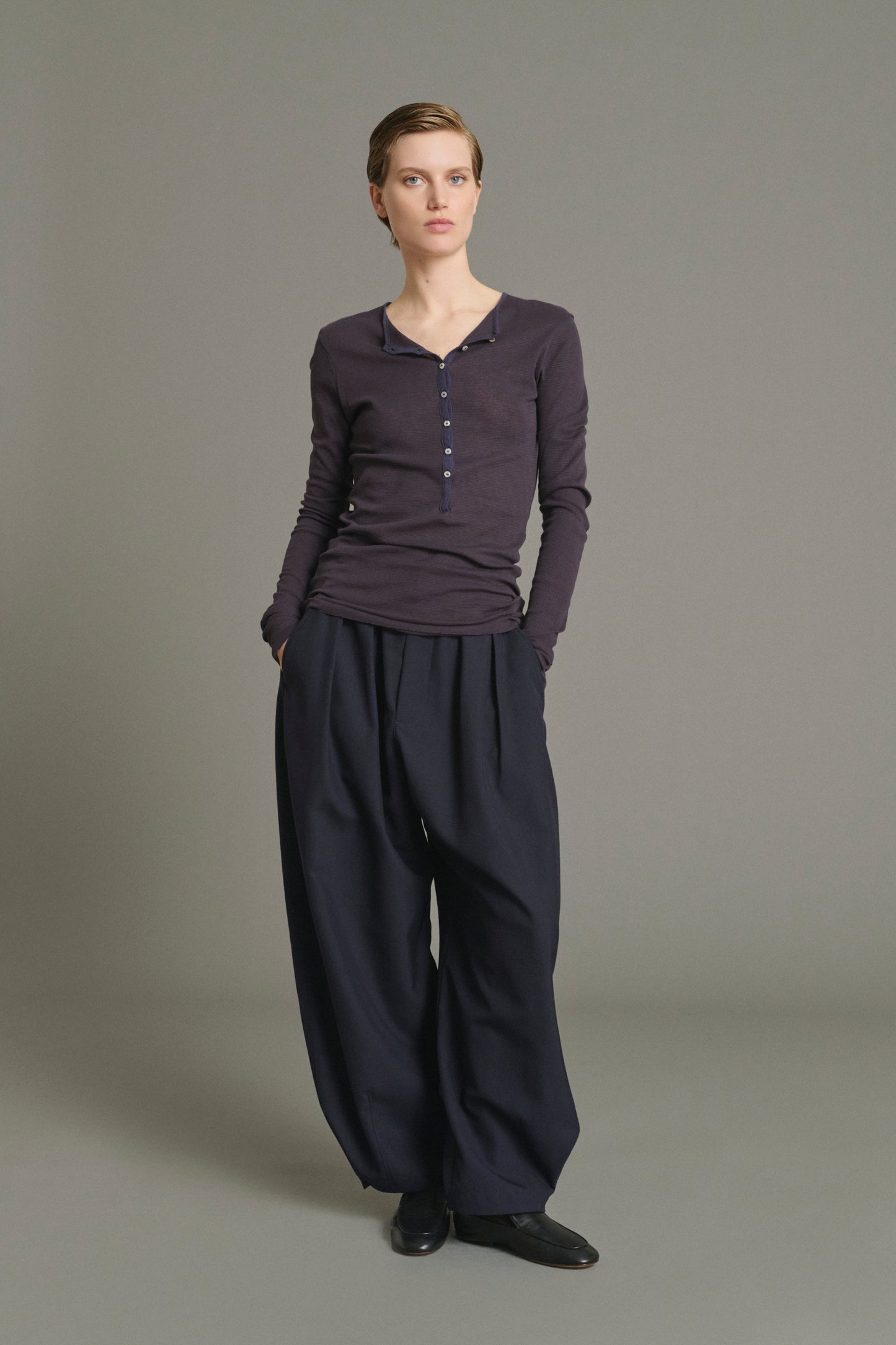 T-shirt Isabella - Brown Red/Dark Purple - Cotton - Women