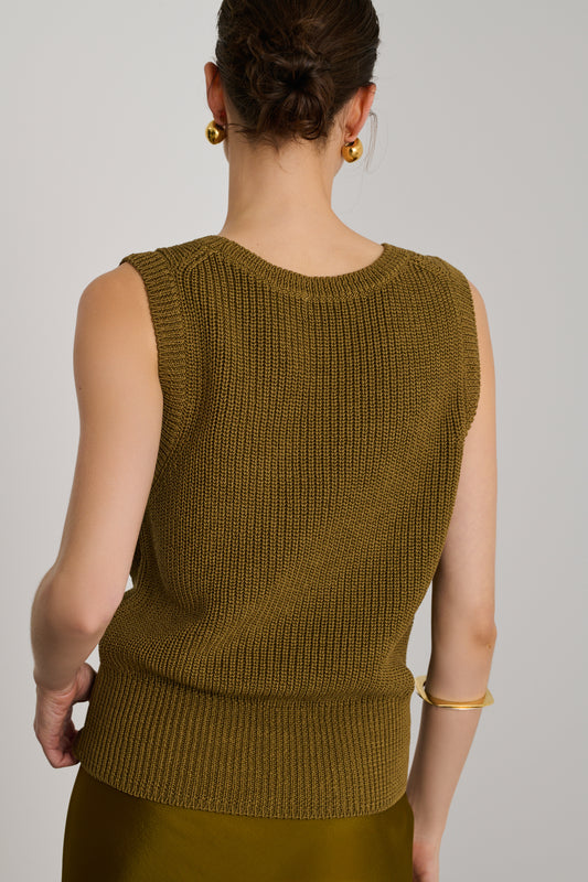 Pull Danny - Bronze - Coton - Femme