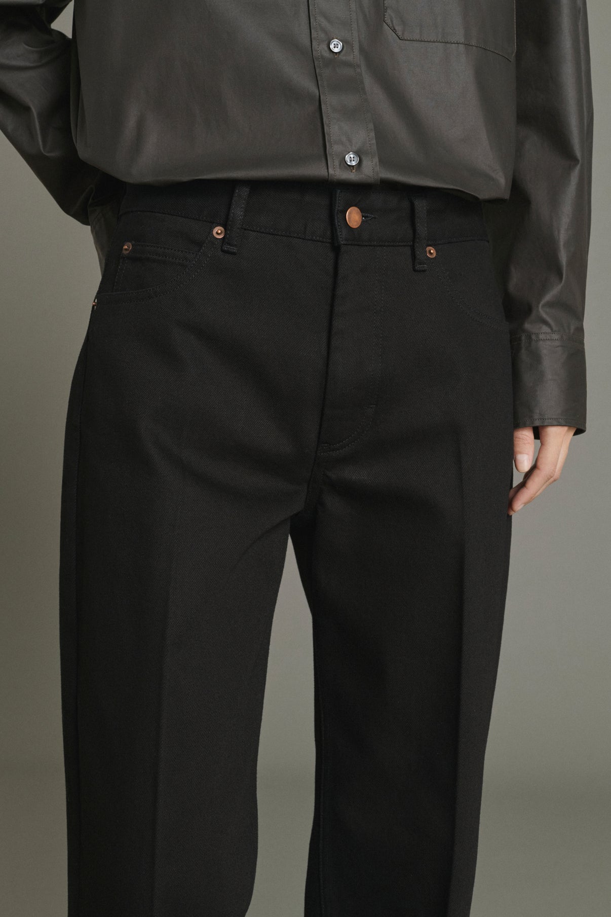 Jeans Jerry - Black - Cotton - Women vue 5