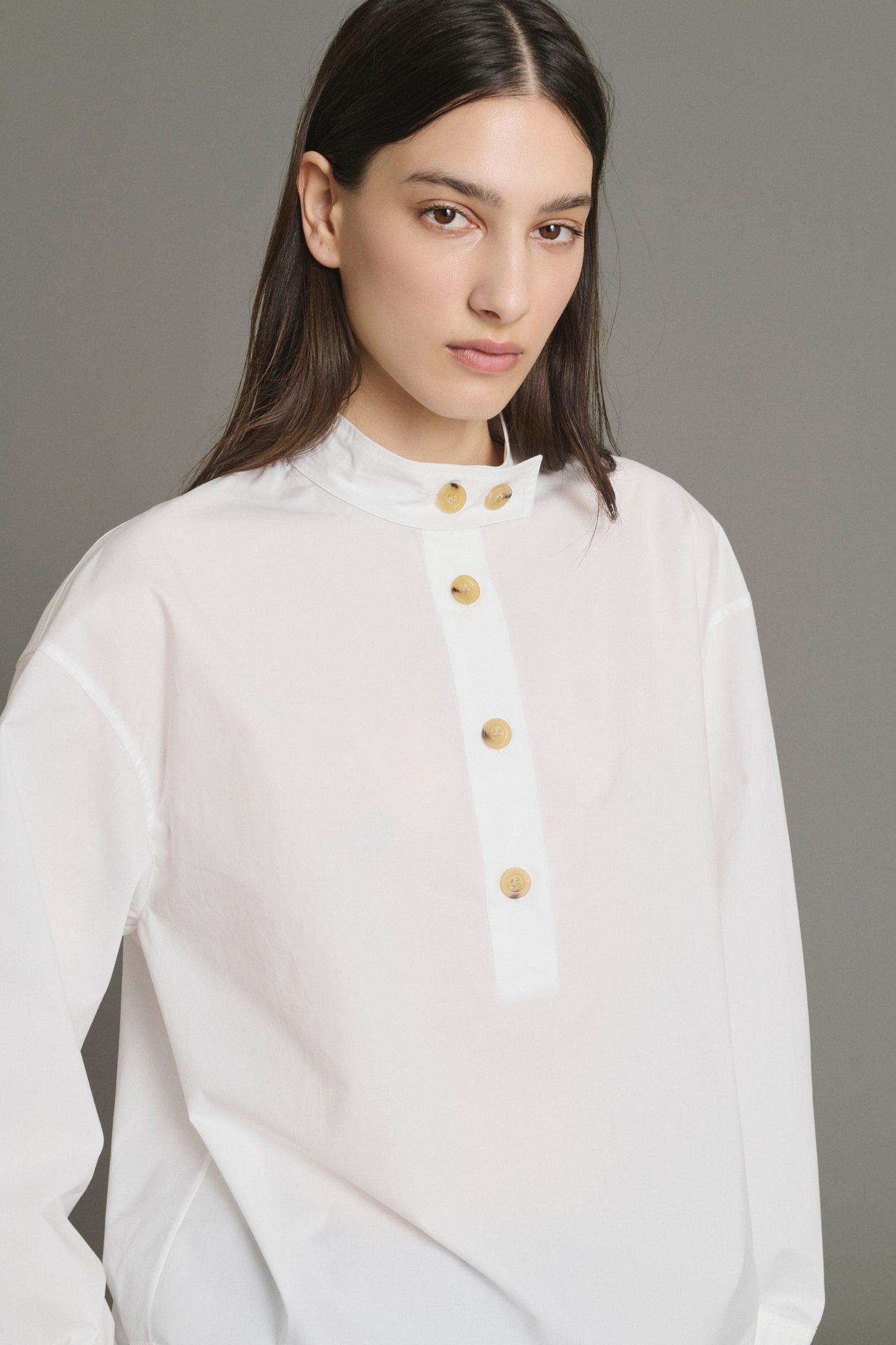Blouse Lizzie - Off-White - Cotton - Women