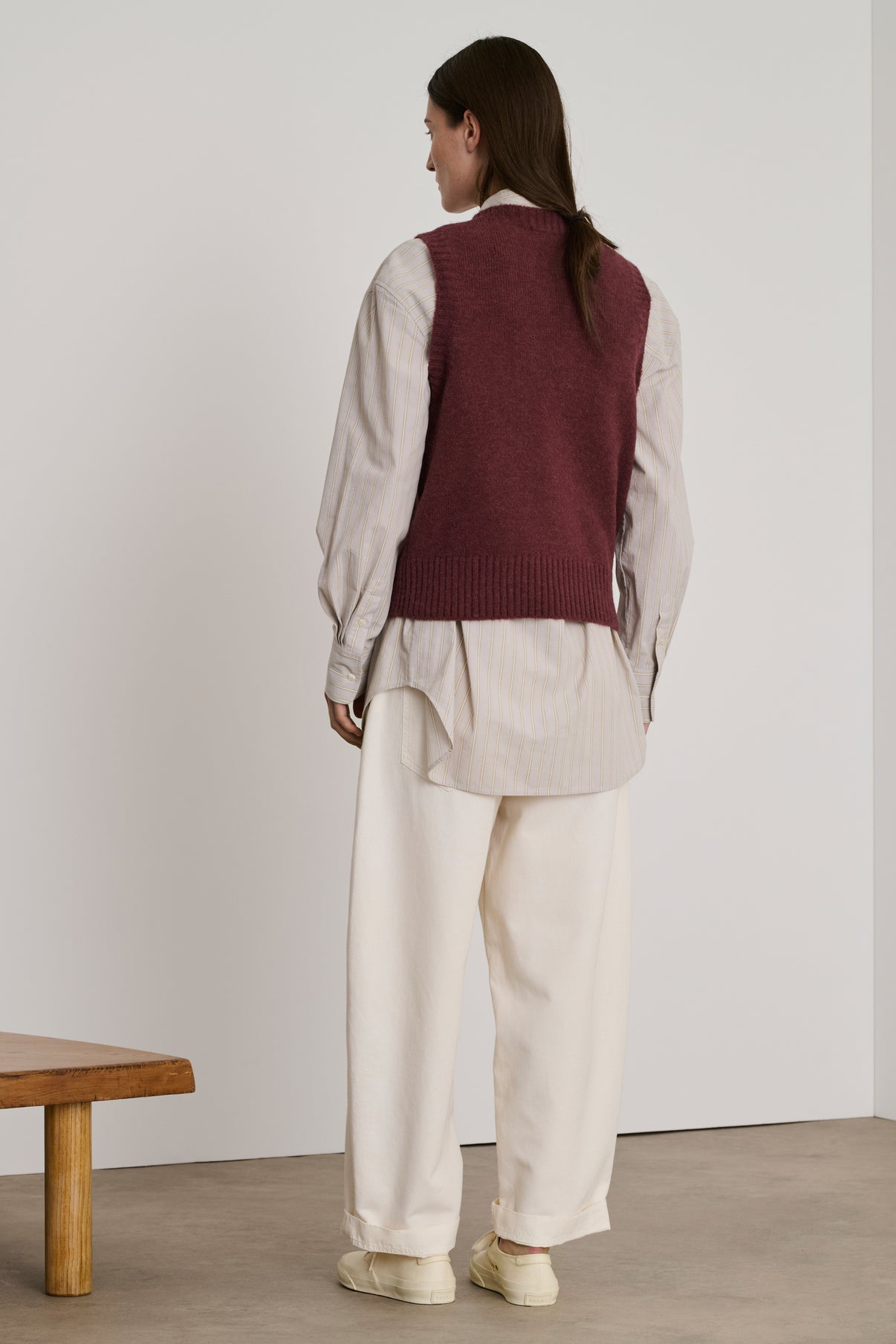 Pull Namaste - Framboise - Femme vue 2