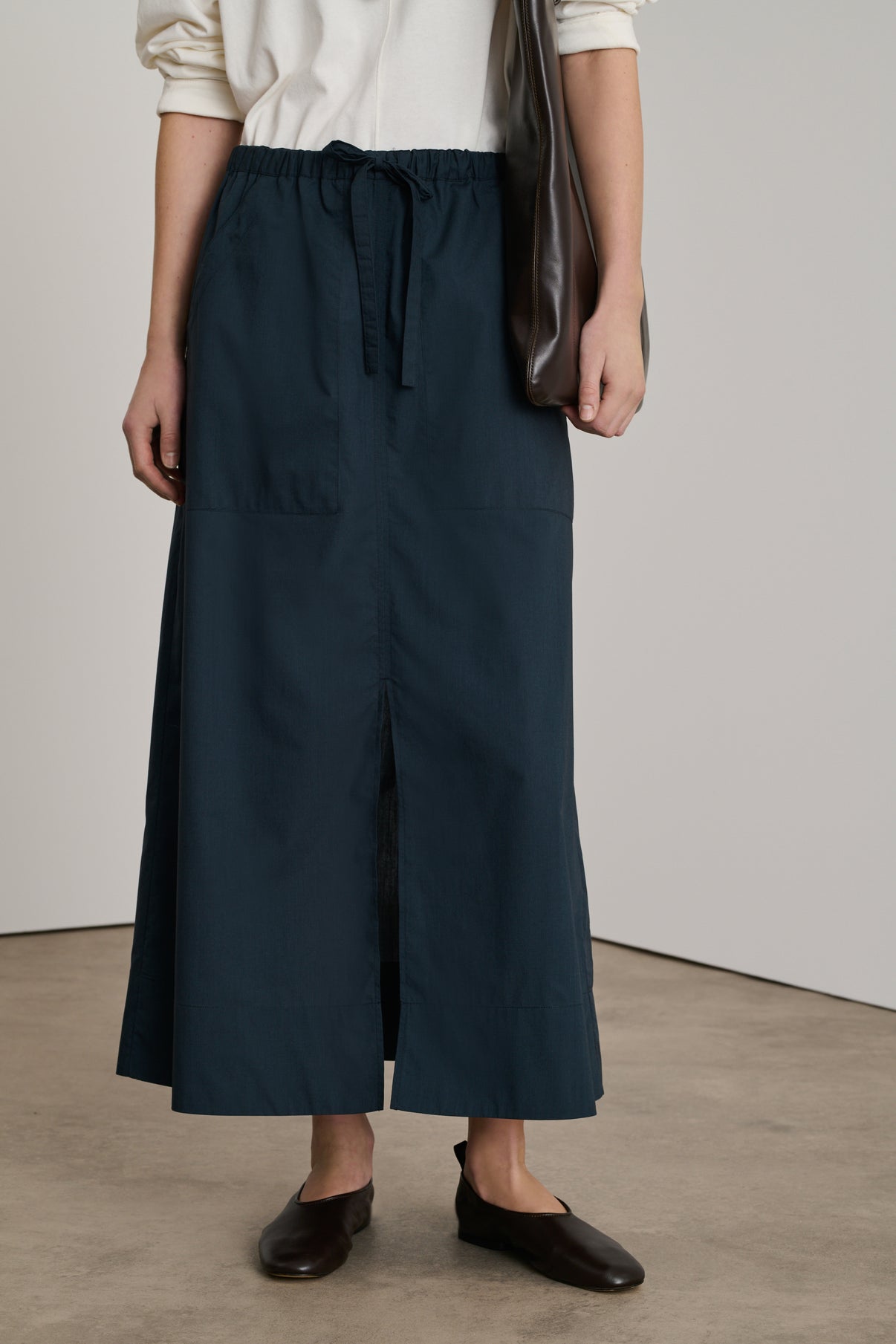 Jupe Agadir - Bleu Nuit - Coton - Femme vue 2