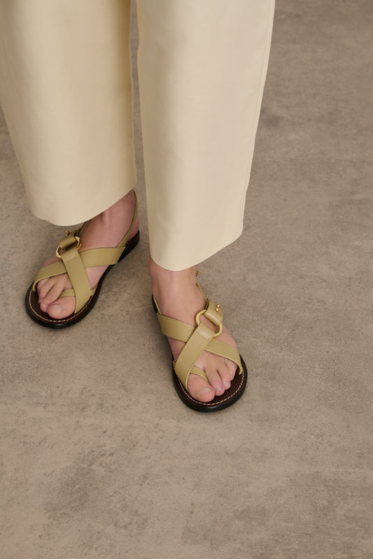 Sandales Florence - Beige - Cuir - Femme