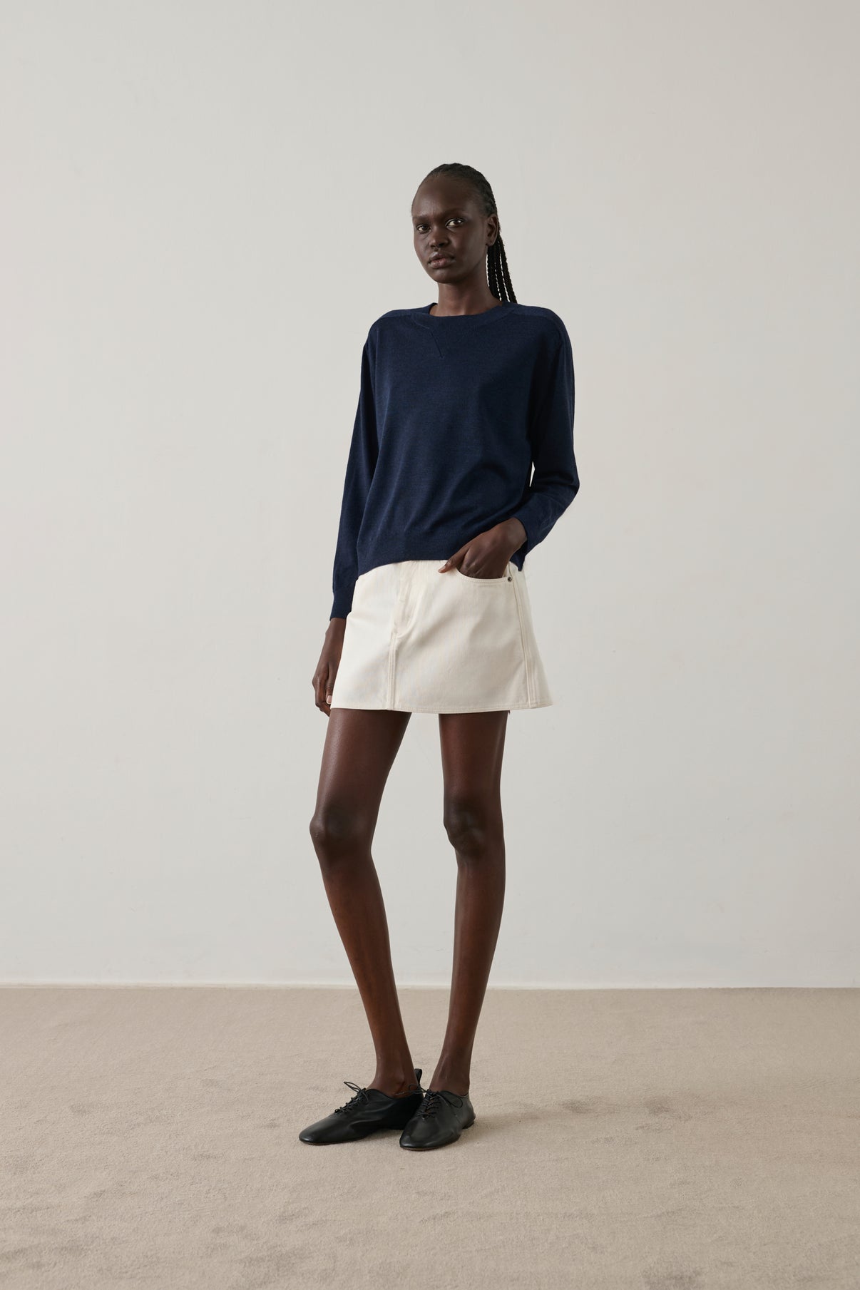 Pio Pullover - Navy - Women vue 3