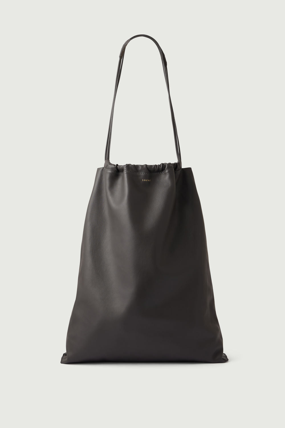 Bag Sia - Anthracite Grey Soft Leather - Soeur