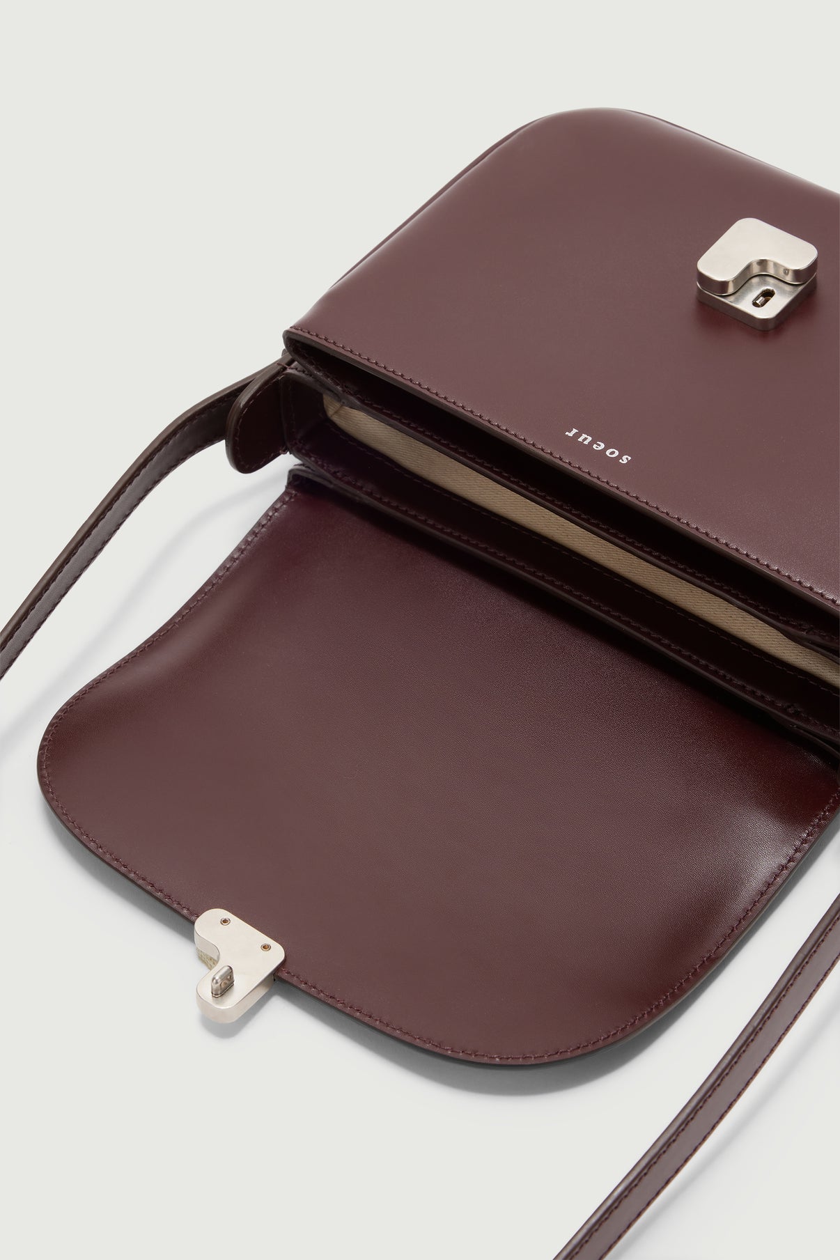 Bellissima Mini Bag - Burgundy - Leather - Women vue 4