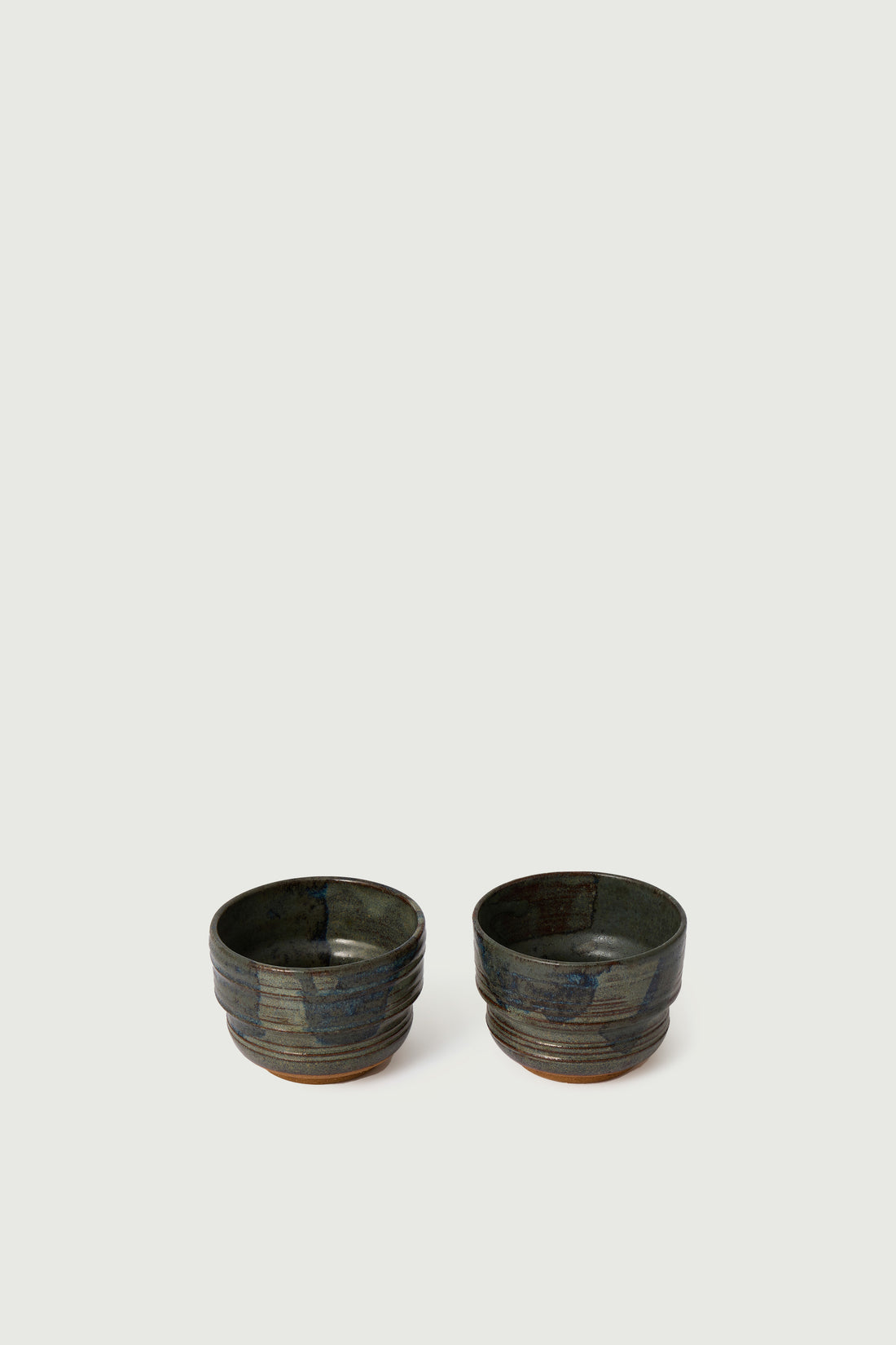 Paire De Bols Atelier Pierre Culot - Vert/Bleu - Femme